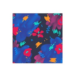 Patterns Rosebuds Satin Bandana Scarf 22  X 22  by Salman4z