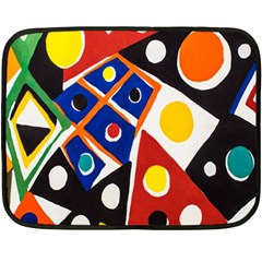 Pattern And Decoration Revisited At The East Side Galleries Two Sides Fleece Blanket (mini) by Salman4z