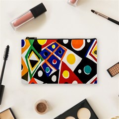 Pattern And Decoration Revisited At The East Side Galleries Cosmetic Bag (small) by Salman4z