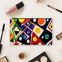 Pattern And Decoration Revisited At The East Side Galleries Cosmetic Bag (medium) by Salman4z