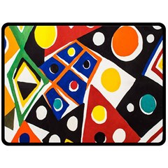 Pattern And Decoration Revisited At The East Side Galleries Fleece Blanket (large) by Salman4z