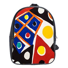 Pattern And Decoration Revisited At The East Side Galleries School Bag (xl) by Salman4z