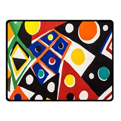 Pattern And Decoration Revisited At The East Side Galleries Two Sides Fleece Blanket (small) by Salman4z