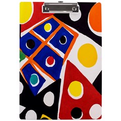 Pattern And Decoration Revisited At The East Side Galleries A4 Acrylic Clipboard by Salman4z