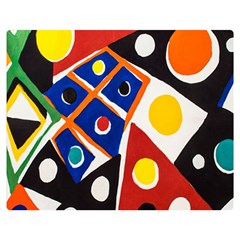 Pattern And Decoration Revisited At The East Side Galleries Premium Plush Fleece Blanket (medium) by Salman4z