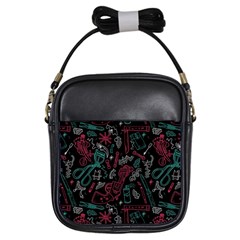 Abstract Pattern Girls Sling Bag