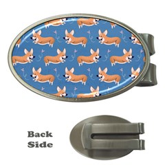 Corgi Patterns Money Clips (oval)  by Salman4z