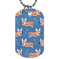 Corgi Patterns Dog Tag (one Side) by Salman4z