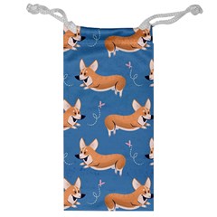 Corgi Patterns Jewelry Bag