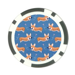 Corgi Patterns Poker Chip Card Guard (10 Pack) by Salman4z