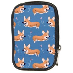 Corgi Patterns Compact Camera Leather Case by Salman4z