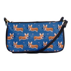 Corgi Patterns Shoulder Clutch Bag by Salman4z