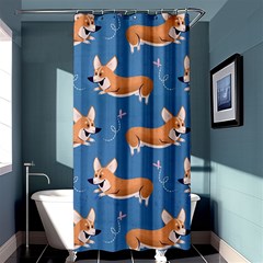 Corgi Patterns Shower Curtain 36  X 72  (stall)  by Salman4z