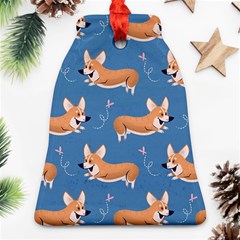 Corgi Patterns Bell Ornament (two Sides) by Salman4z