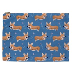 Corgi Patterns Cosmetic Bag (xxl) by Salman4z