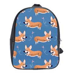 Corgi Patterns School Bag (xl) by Salman4z