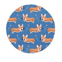 Corgi Patterns Mini Round Pill Box (pack Of 3) by Salman4z