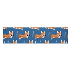 Corgi Patterns Banner And Sign 4  X 1  by Salman4z