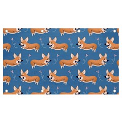 Corgi Patterns Banner And Sign 7  X 4  by Salman4z