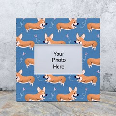 Corgi Patterns White Box Photo Frame 4  X 6  by Salman4z