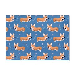 Corgi Patterns Crystal Sticker (a4)