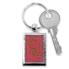 Pattern Saying Wavy Key Chain (rectangle) by Salman4z