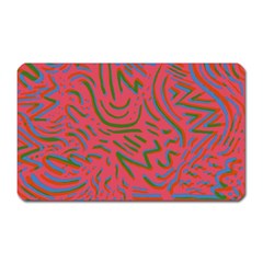 Pattern Saying Wavy Magnet (rectangular) by Salman4z