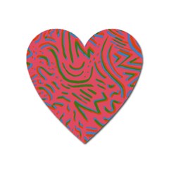 Pattern Saying Wavy Heart Magnet by Salman4z