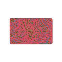 Pattern Saying Wavy Magnet (name Card) by Salman4z