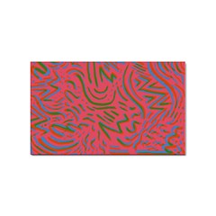 Pattern Saying Wavy Sticker Rectangular (100 Pack) by Salman4z