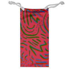 Pattern Saying Wavy Jewelry Bag by Salman4z