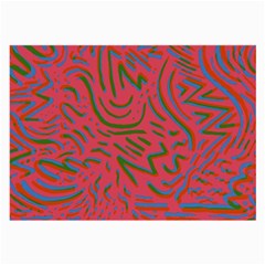 Pattern Saying Wavy Large Glasses Cloth (2 Sides) by Salman4z