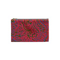 Pattern Saying Wavy Cosmetic Bag (small) by Salman4z