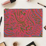 Pattern Saying Wavy Cosmetic Bag (XL) Front