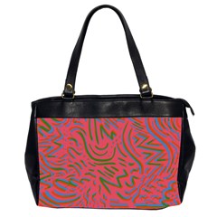 Pattern Saying Wavy Oversize Office Handbag (2 Sides) by Salman4z