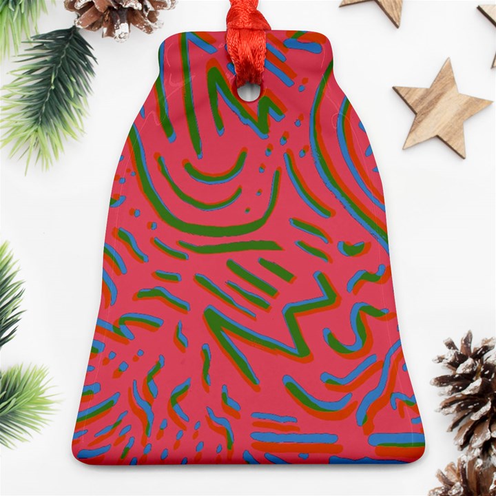 Pattern Saying Wavy Ornament (Bell)