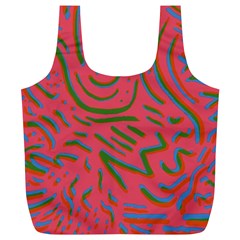 Pattern Saying Wavy Full Print Recycle Bag (xl) by Salman4z