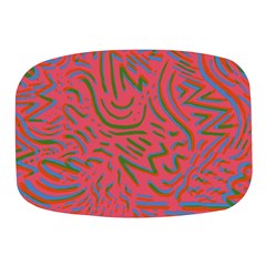 Pattern Saying Wavy Mini Square Pill Box by Salman4z