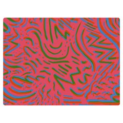 Pattern Saying Wavy Premium Plush Fleece Blanket (extra Small) by Salman4z