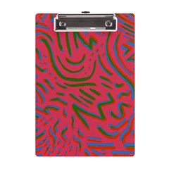 Pattern Saying Wavy A5 Acrylic Clipboard by Salman4z