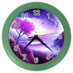 Fantasy World Color Wall Clock