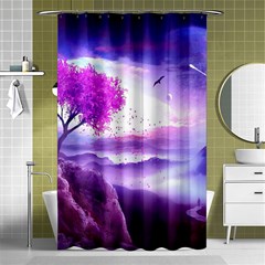 Fantasy World Shower Curtain 48  X 72  (small)  by Salman4z