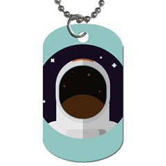 Astronaut Space Astronomy Universe Dog Tag (one Side) by Salman4z