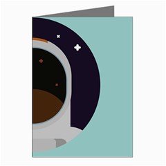 Astronaut Space Astronomy Universe Greeting Cards (pkg Of 8) by Salman4z