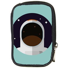 Astronaut Space Astronomy Universe Compact Camera Leather Case by Salman4z