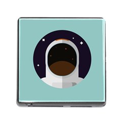 Astronaut Space Astronomy Universe Memory Card Reader (square 5 Slot) by Salman4z