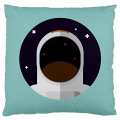 Astronaut Space Astronomy Universe Large Cushion Case (one Side) by Salman4z