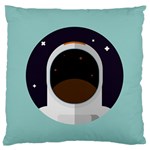 Astronaut Space Astronomy Universe Large Premium Plush Fleece Cushion Case (One Side) Front