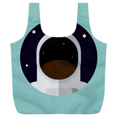 Astronaut Space Astronomy Universe Full Print Recycle Bag (xxxl) by Salman4z