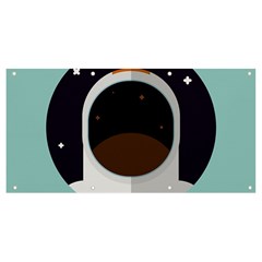 Astronaut Space Astronomy Universe Banner And Sign 8  X 4  by Salman4z